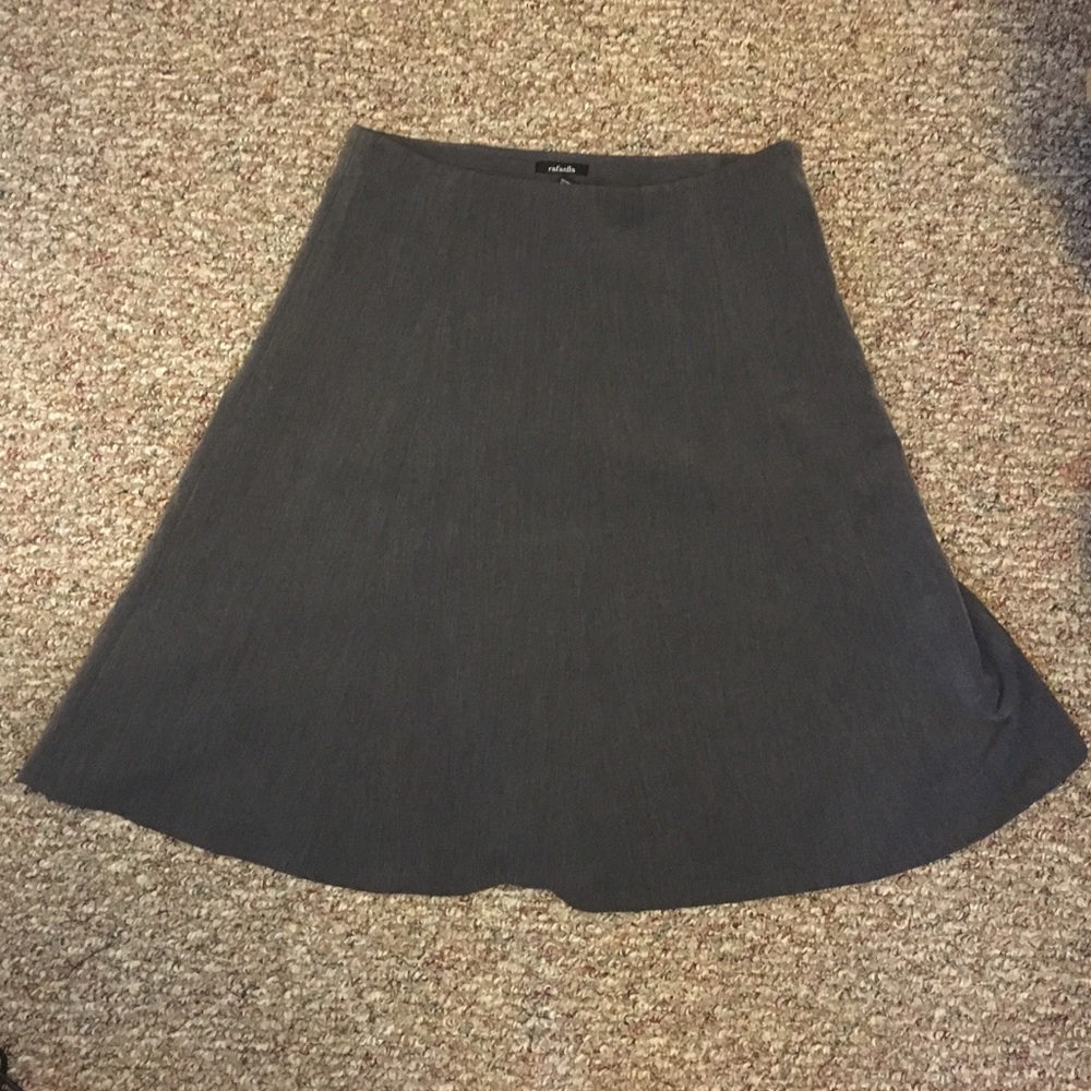 Women’s Grey A-line Skirt.